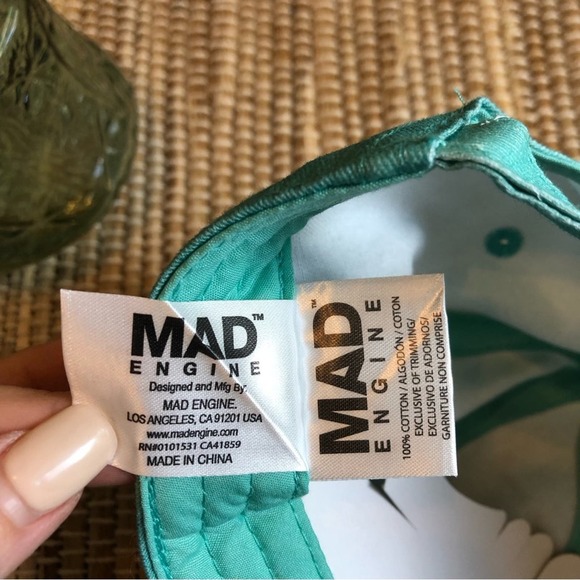 New SpongeBob SquarePants Baseball Hat Cap Green Tie Dye One Size Embroidered - Picture 2 of 9